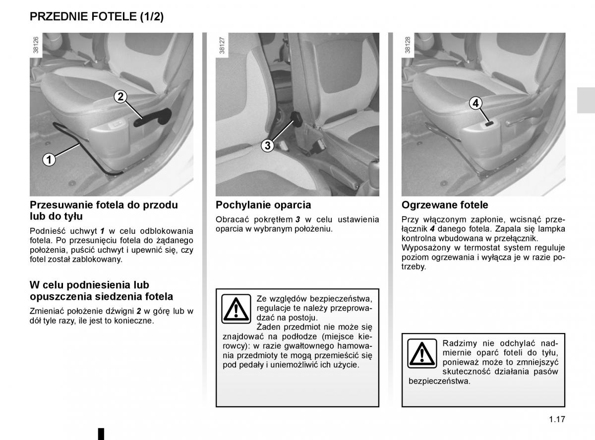 Renault Captur instrukcja obslugi / page 23