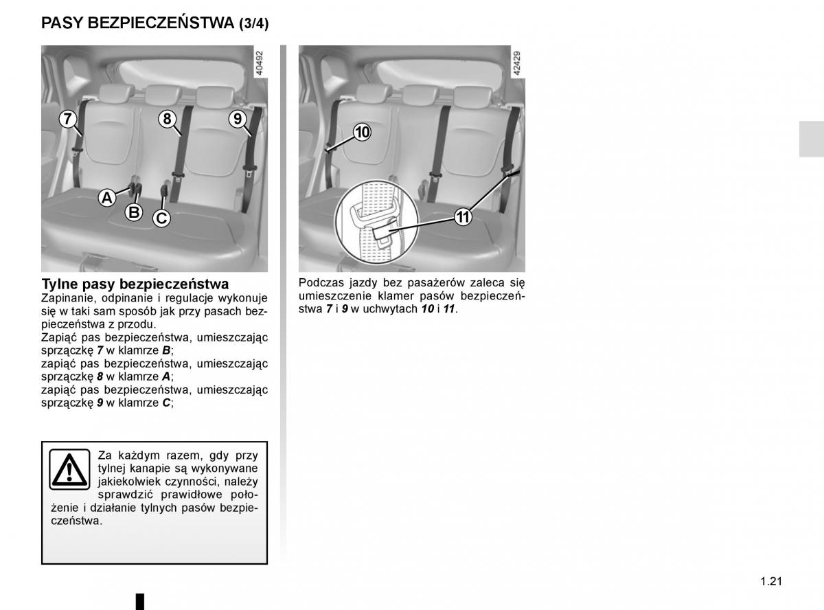 Renault Captur instrukcja obslugi / page 27