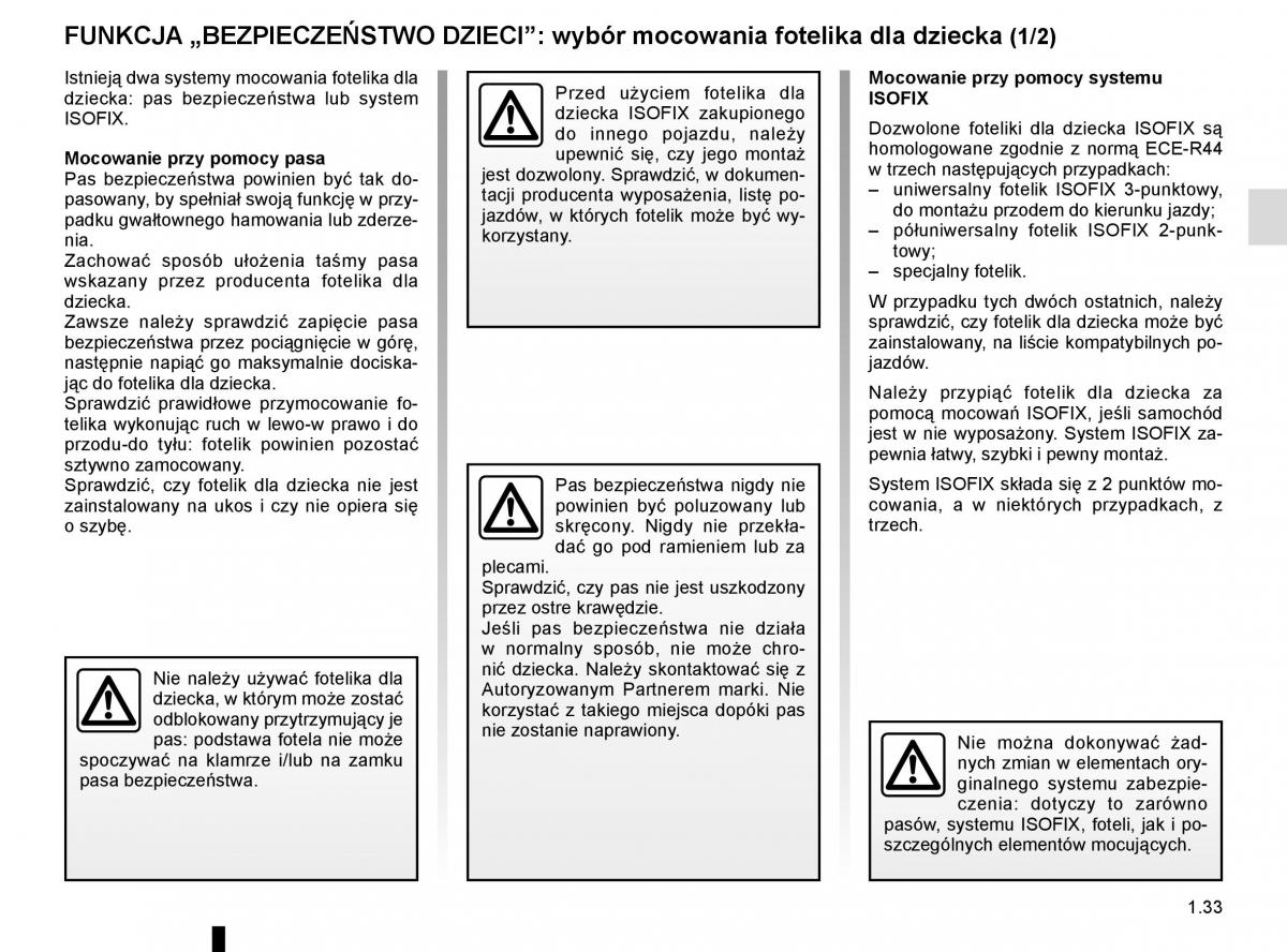 Renault Captur instrukcja obslugi / page 39