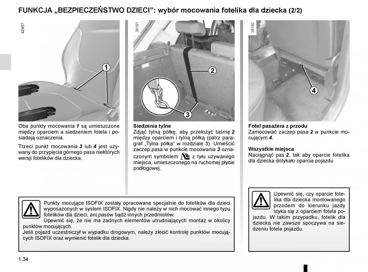 Renault Captur instrukcja obslugi / page 40