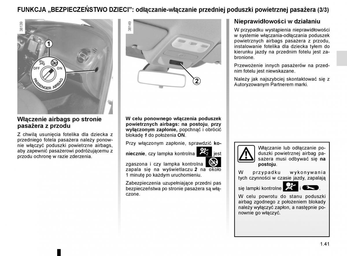 Renault Captur instrukcja obslugi / page 47