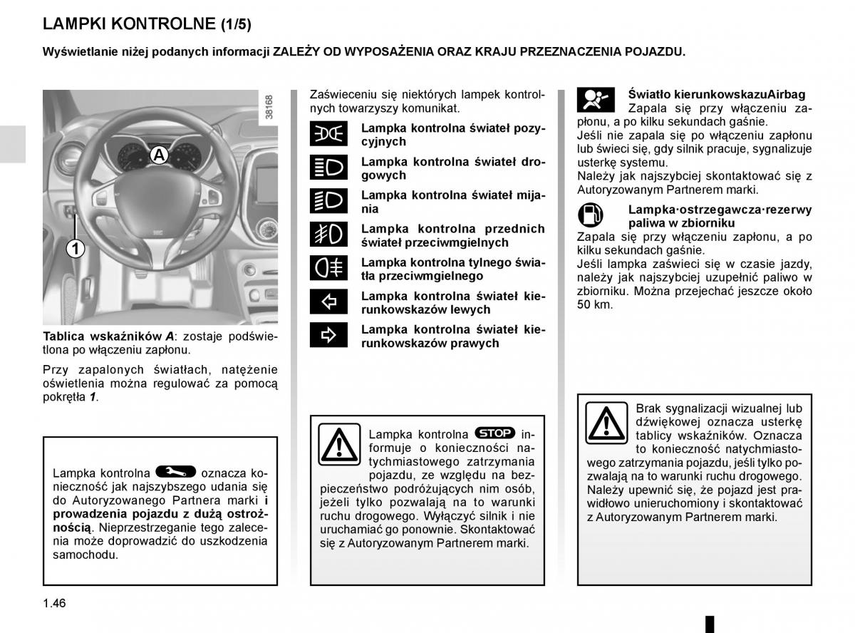 Renault Captur instrukcja obslugi / page 52