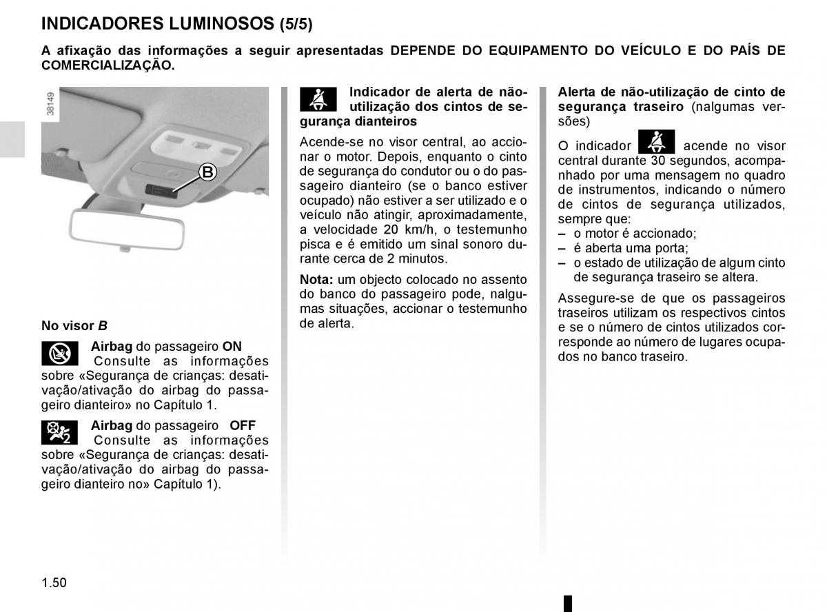 Renault Captur manual del propietario / page 56