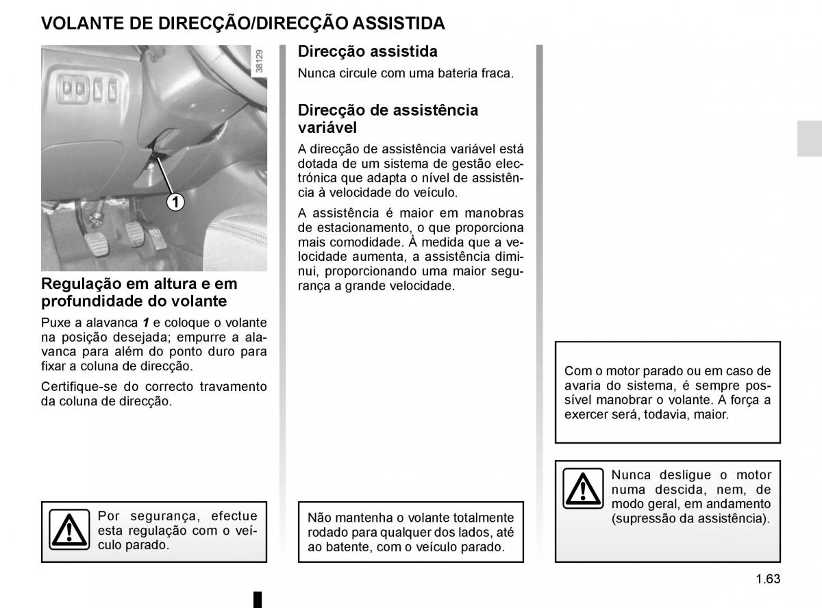 Renault Captur manual del propietario / page 69