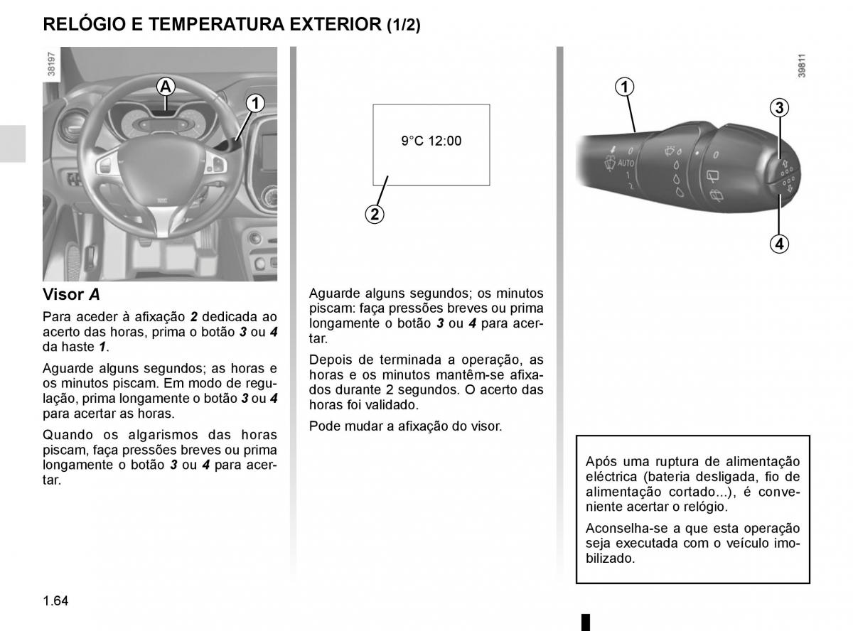 Renault Captur manual del propietario / page 70