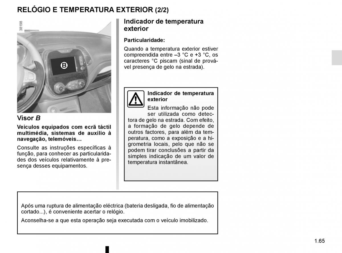 Renault Captur manual del propietario / page 71