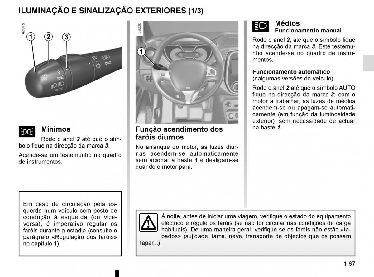 Renault Captur manual del propietario / page 73