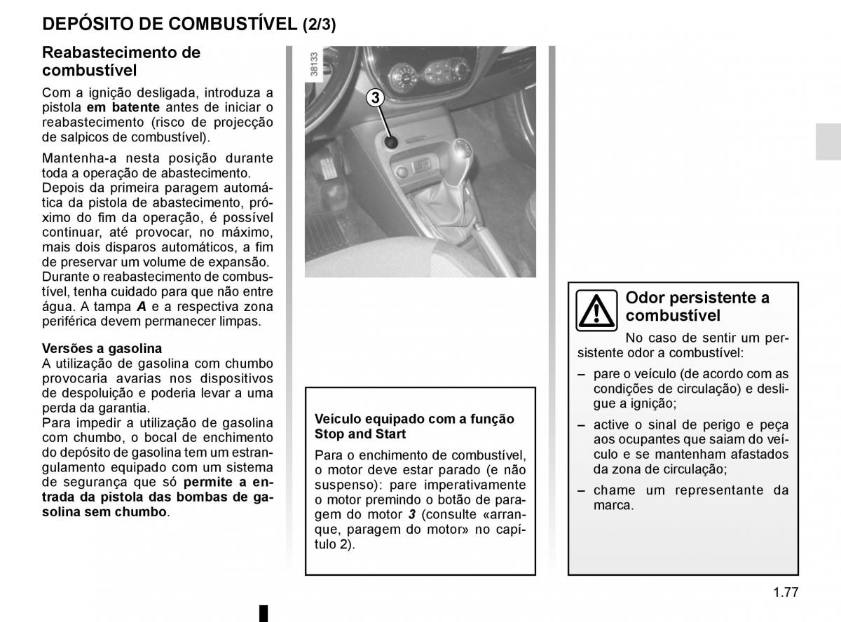 Renault Captur manual del propietario / page 83