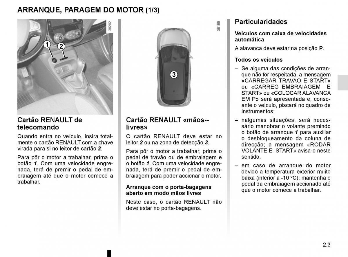 Renault Captur manual del propietario / page 87