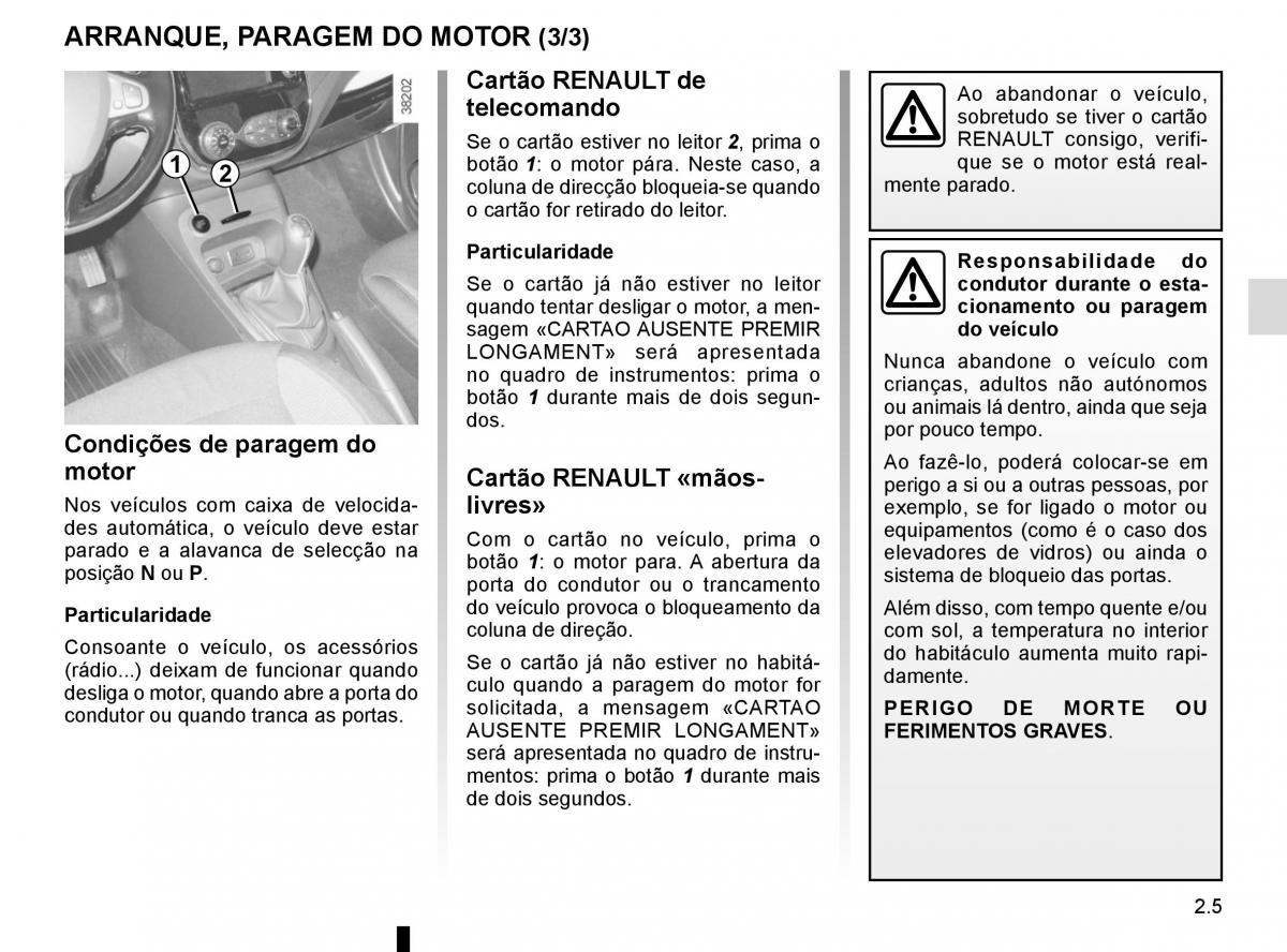 Renault Captur manual del propietario / page 89