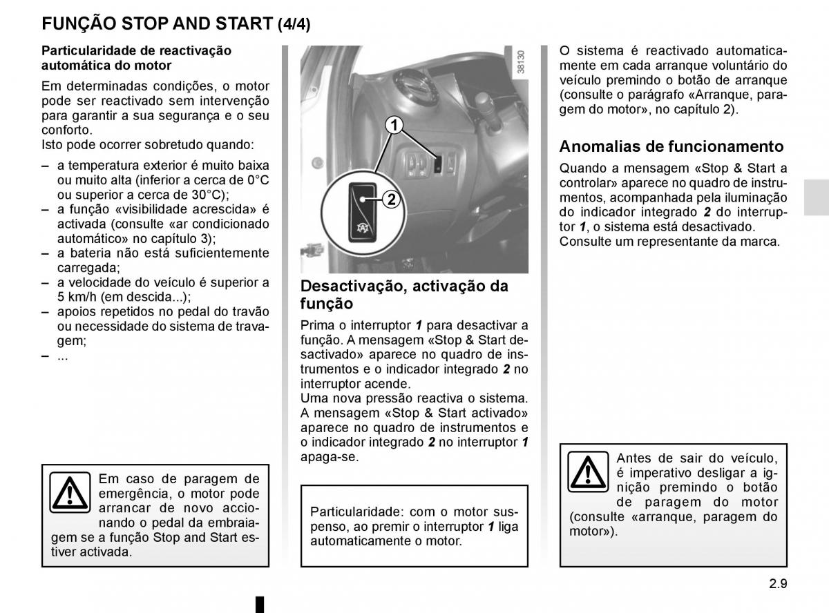 Renault Captur manual del propietario / page 93