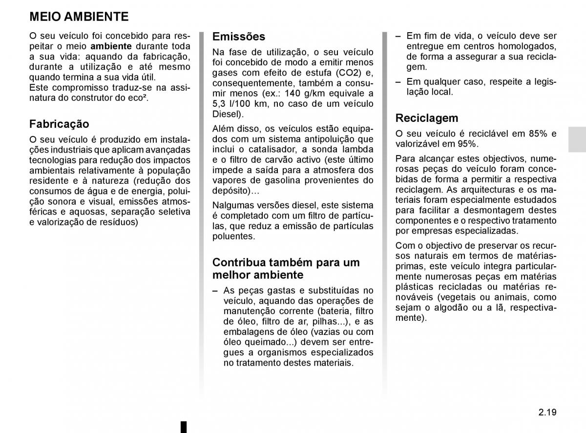 Renault Captur manual del propietario / page 103