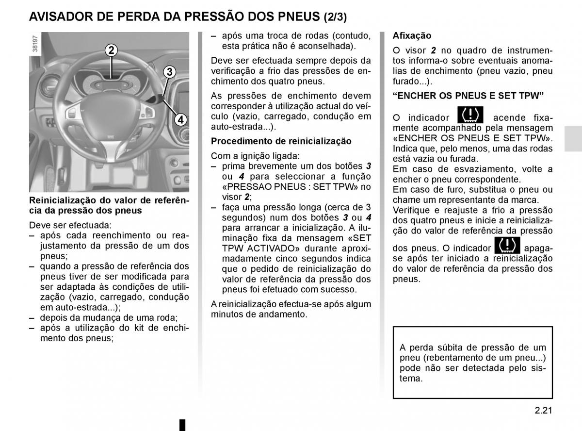 Renault Captur manual del propietario / page 105