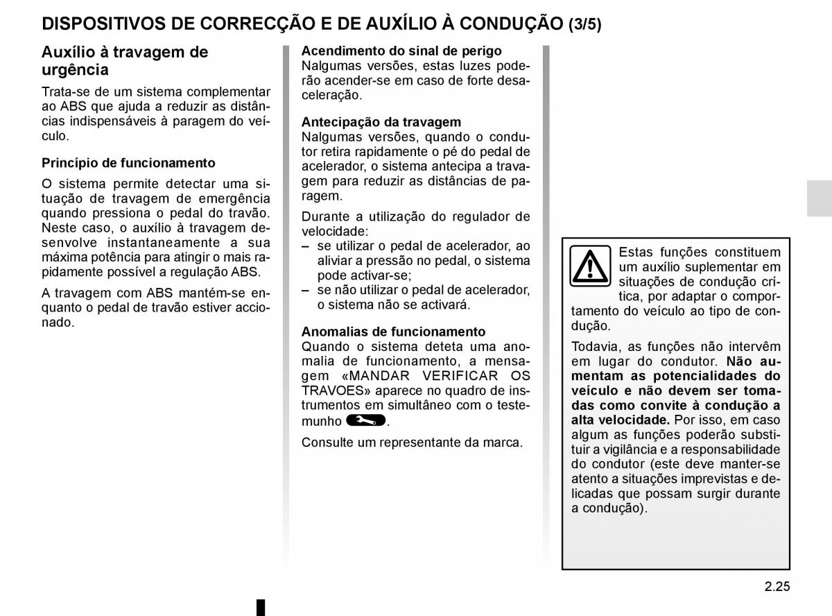 Renault Captur manual del propietario / page 109