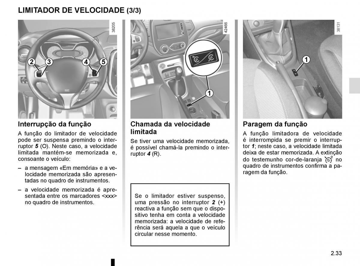 Renault Captur manual del propietario / page 117