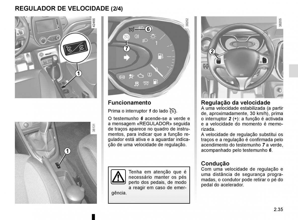 Renault Captur manual del propietario / page 119