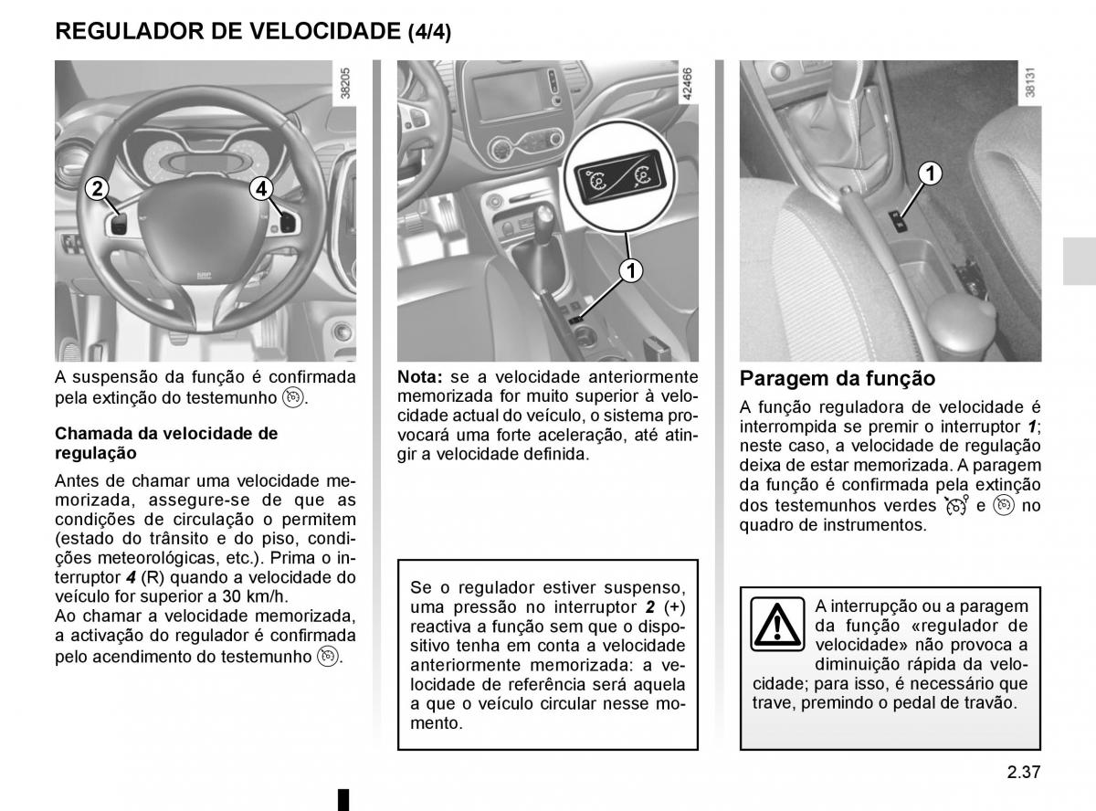 Renault Captur manual del propietario / page 121