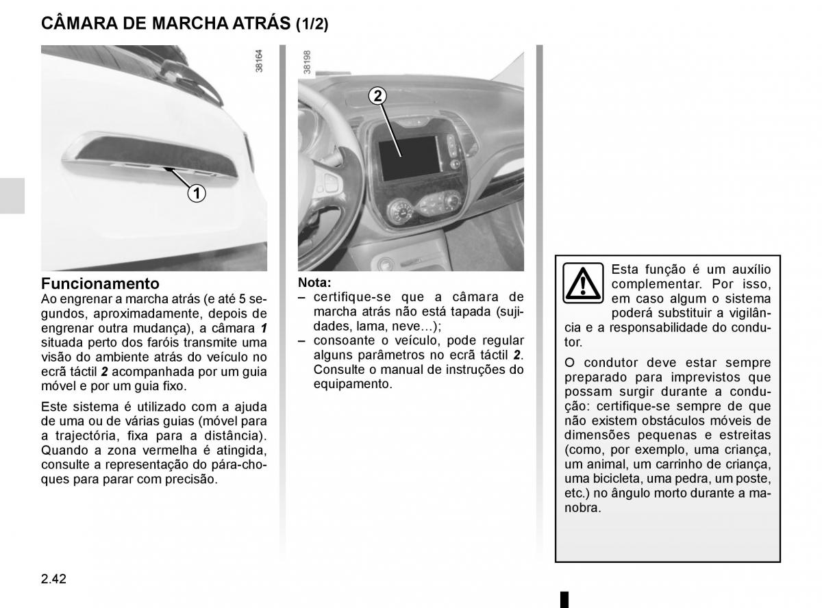 Renault Captur manual del propietario / page 126