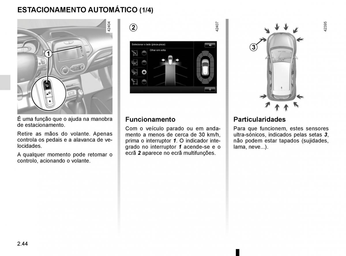 Renault Captur manual del propietario / page 128