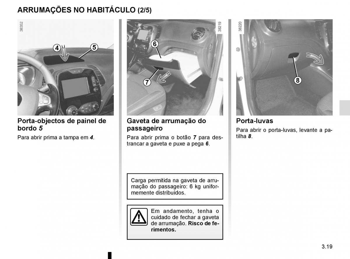 Renault Captur manual del propietario / page 153