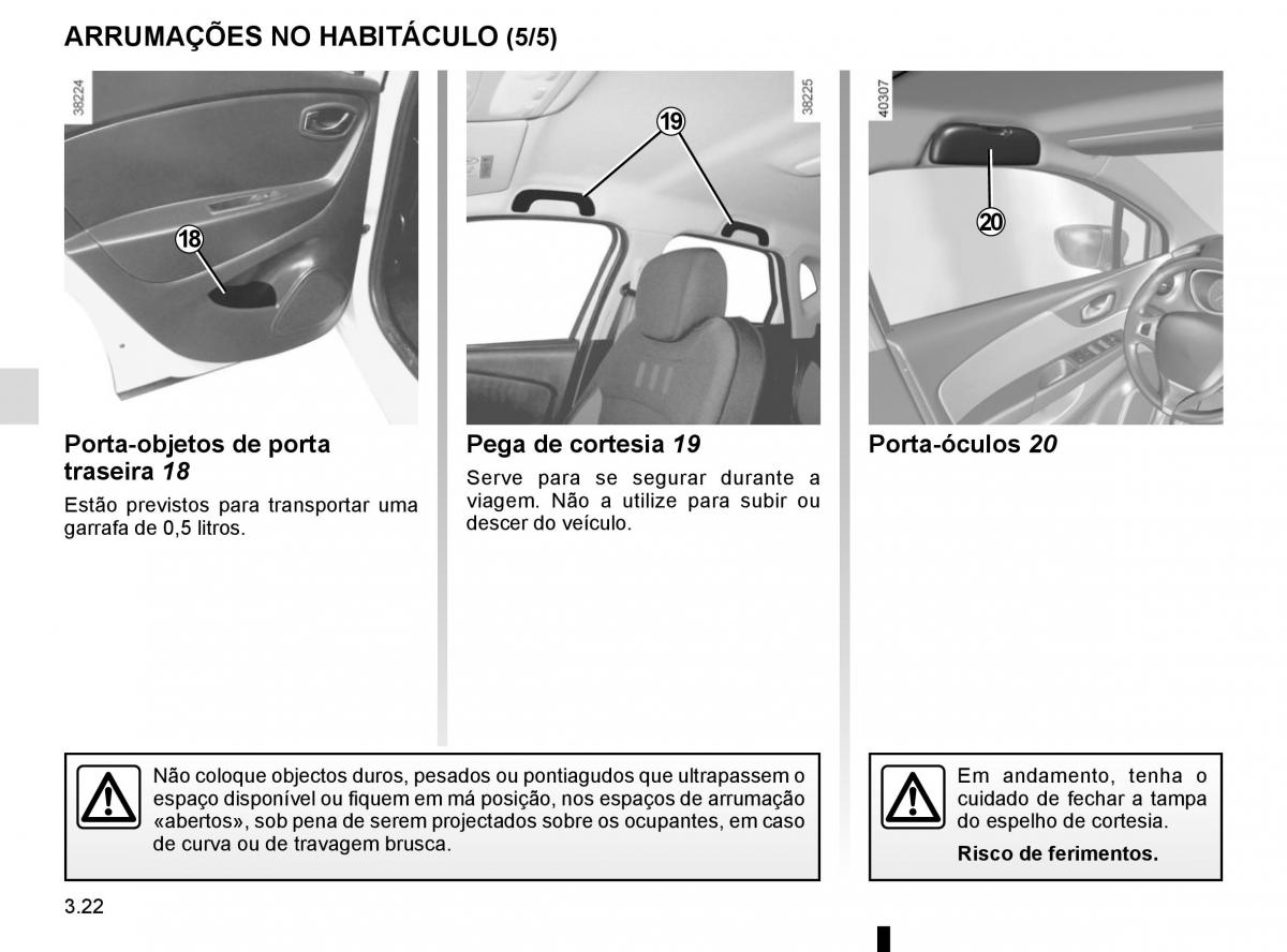 Renault Captur manual del propietario / page 156