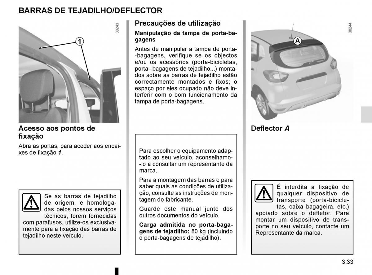 Renault Captur manual del propietario / page 167