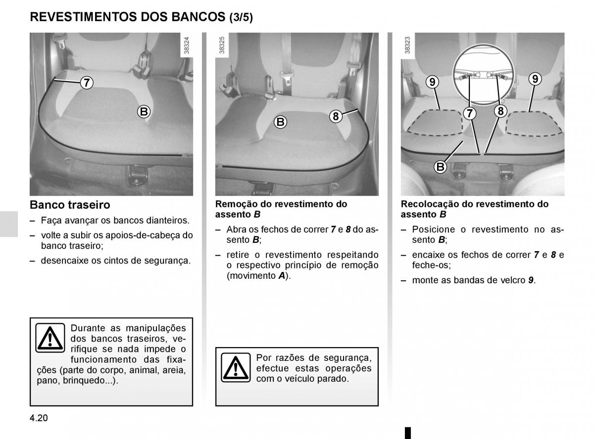 Renault Captur manual del propietario / page 188