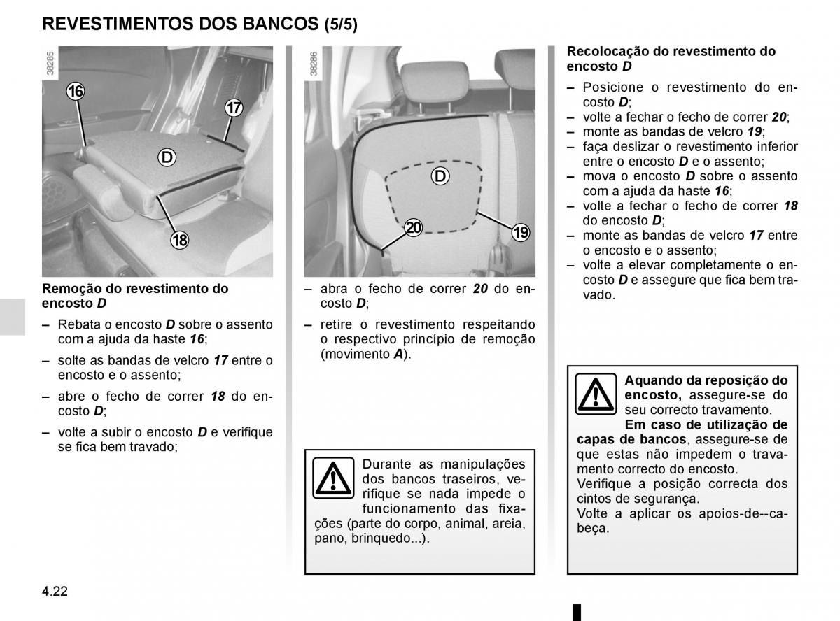 Renault Captur manual del propietario / page 190