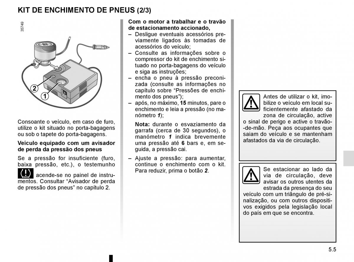 Renault Captur manual del propietario / page 195