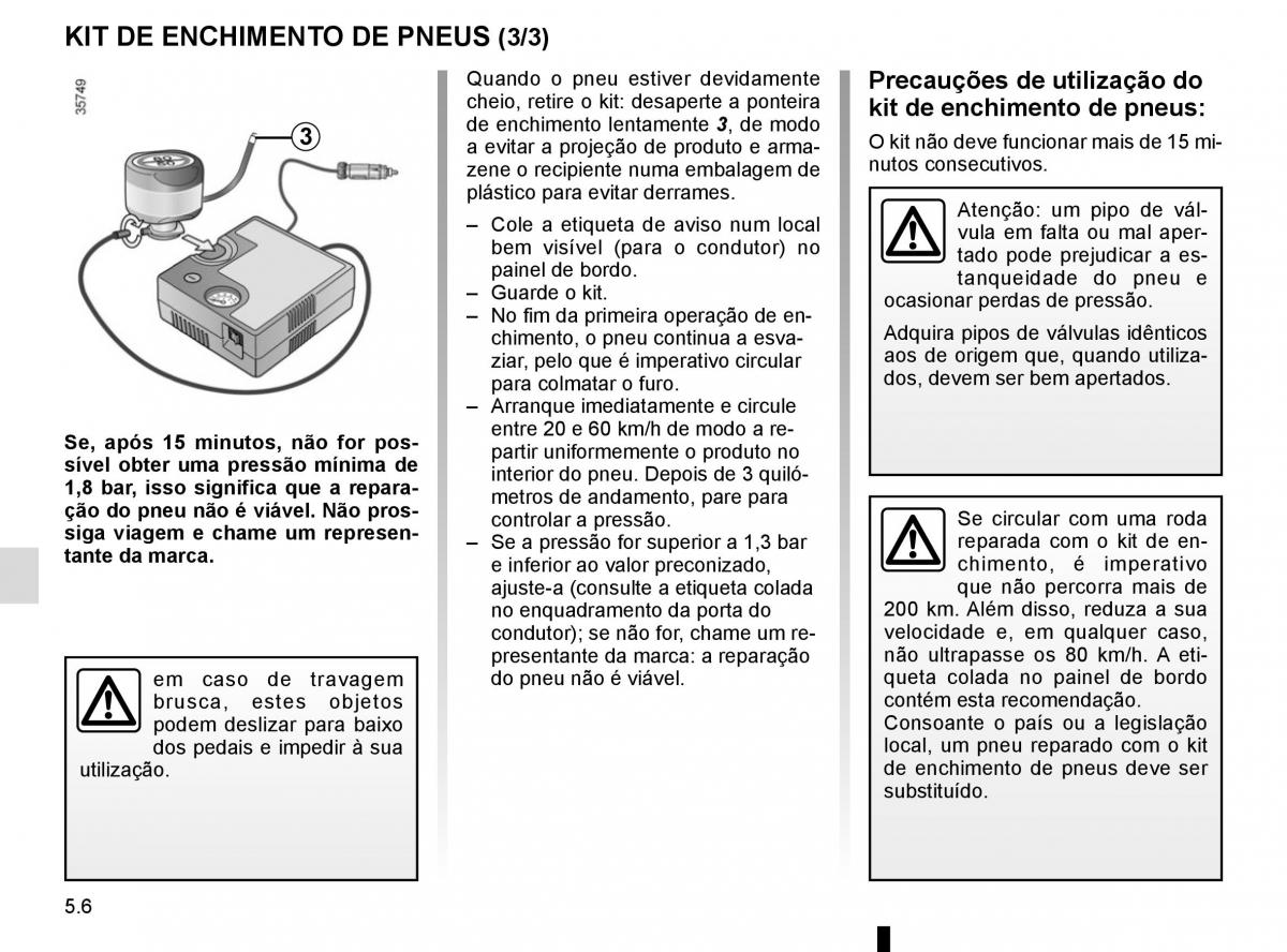 Renault Captur manual del propietario / page 196