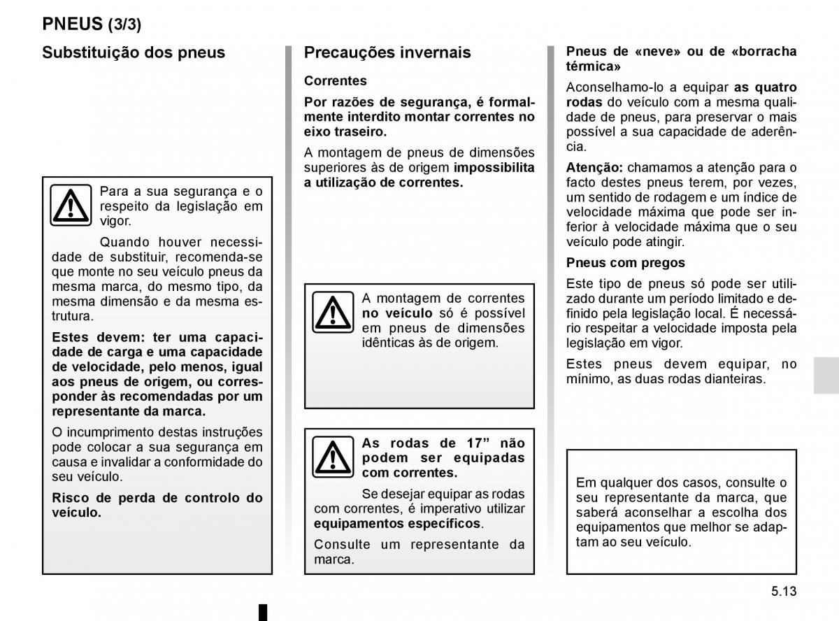 Renault Captur manual del propietario / page 203