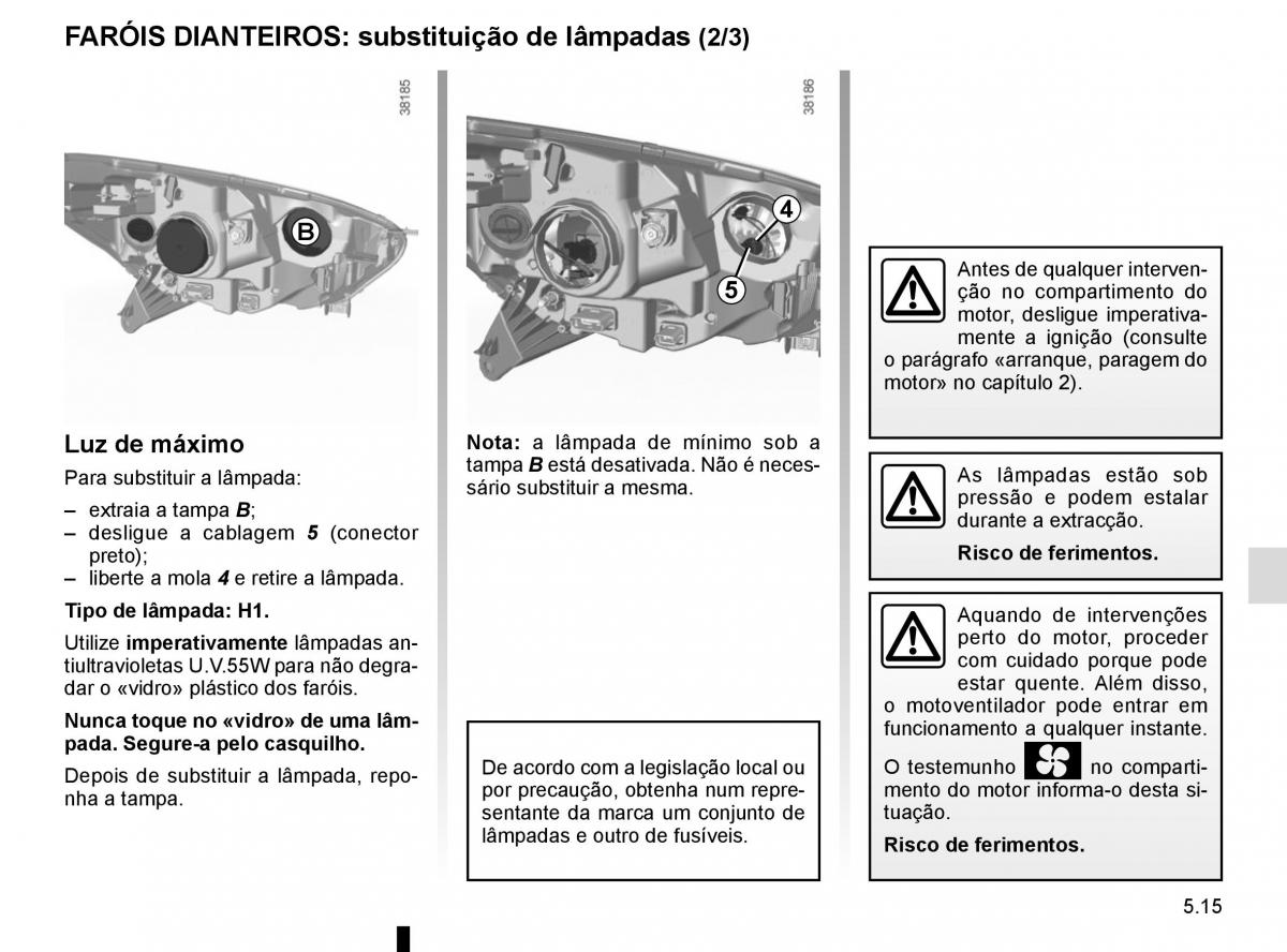 Renault Captur manual del propietario / page 205