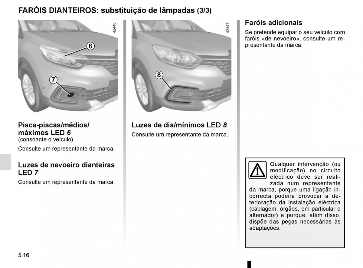 Renault Captur manual del propietario / page 206