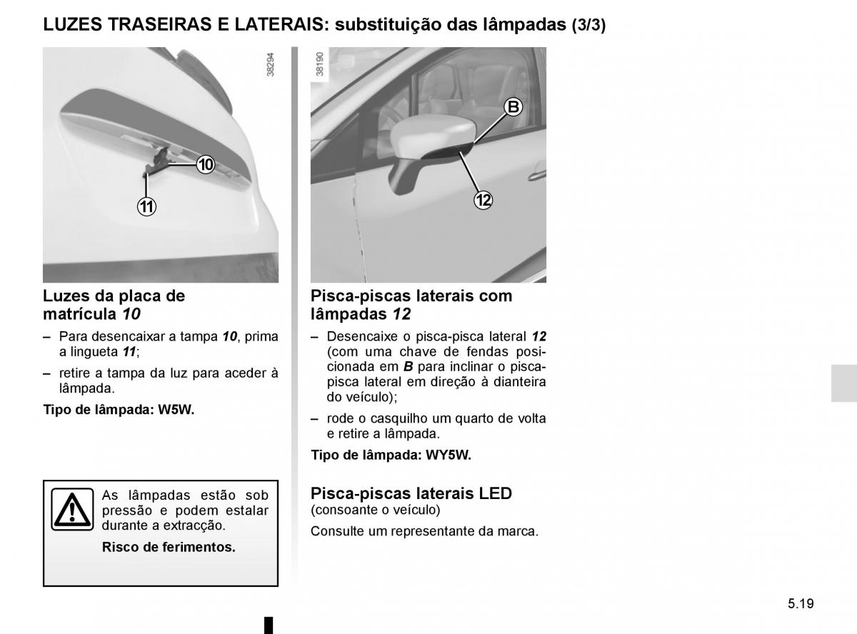 Renault Captur manual del propietario / page 209