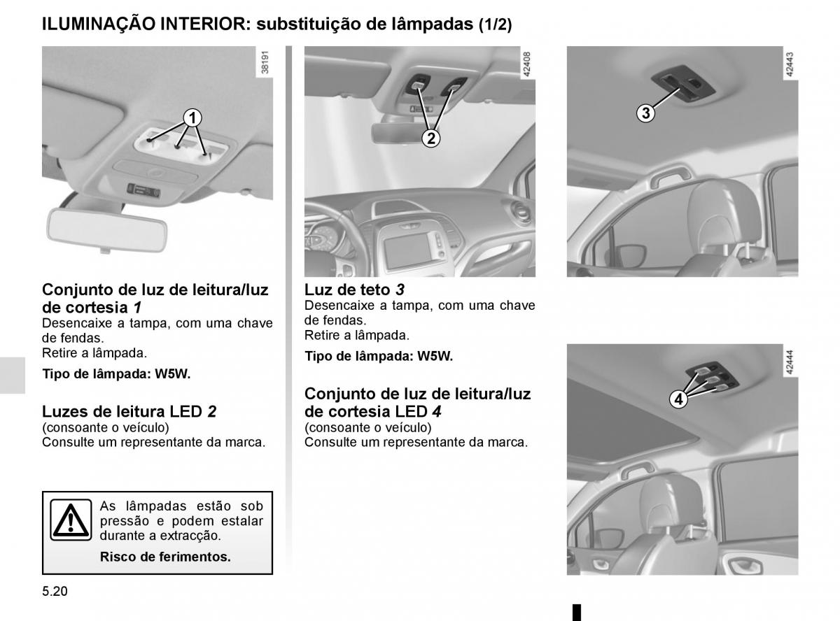 Renault Captur manual del propietario / page 210