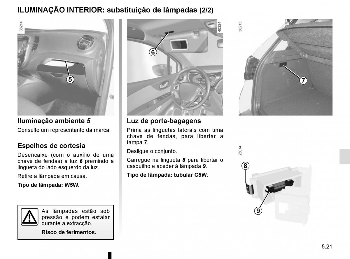 Renault Captur manual del propietario / page 211