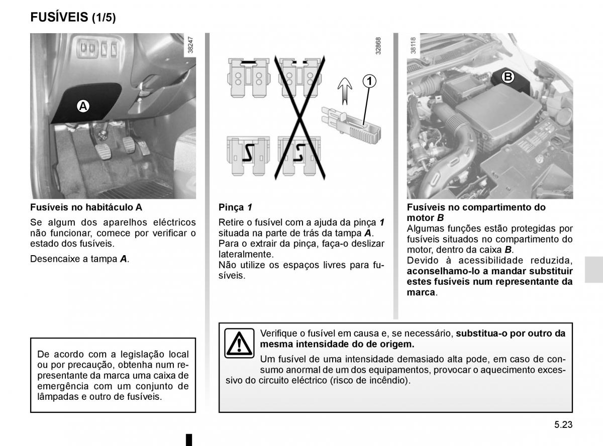 Renault Captur manual del propietario / page 213