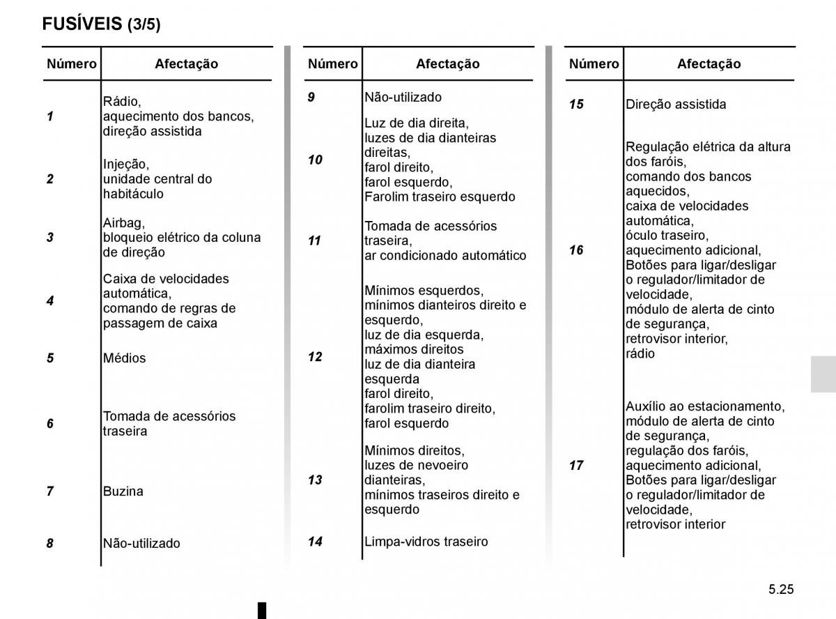 Renault Captur manual del propietario / page 215