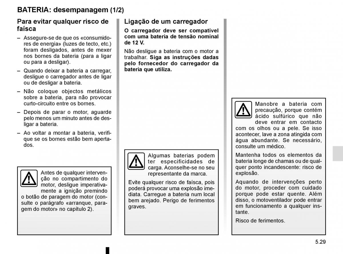 Renault Captur manual del propietario / page 219