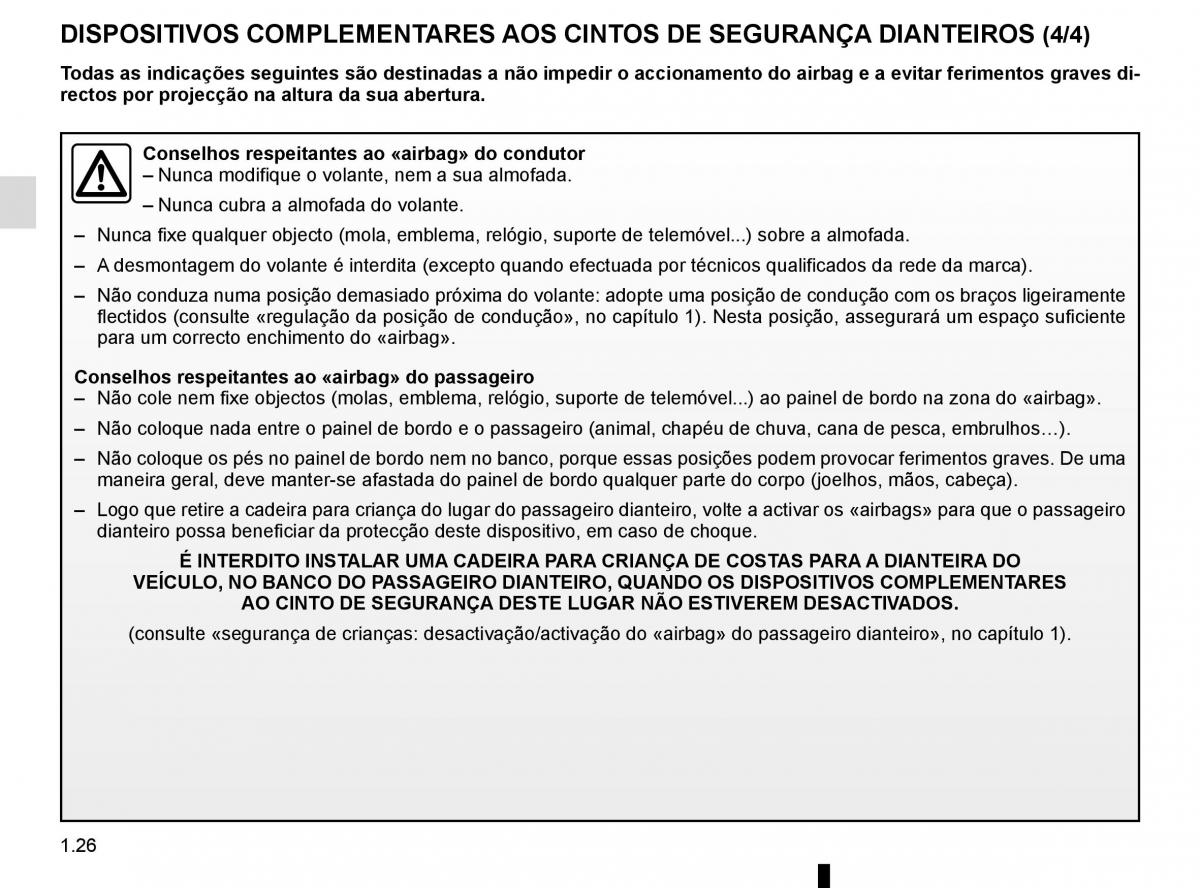 Renault Captur manual del propietario / page 32