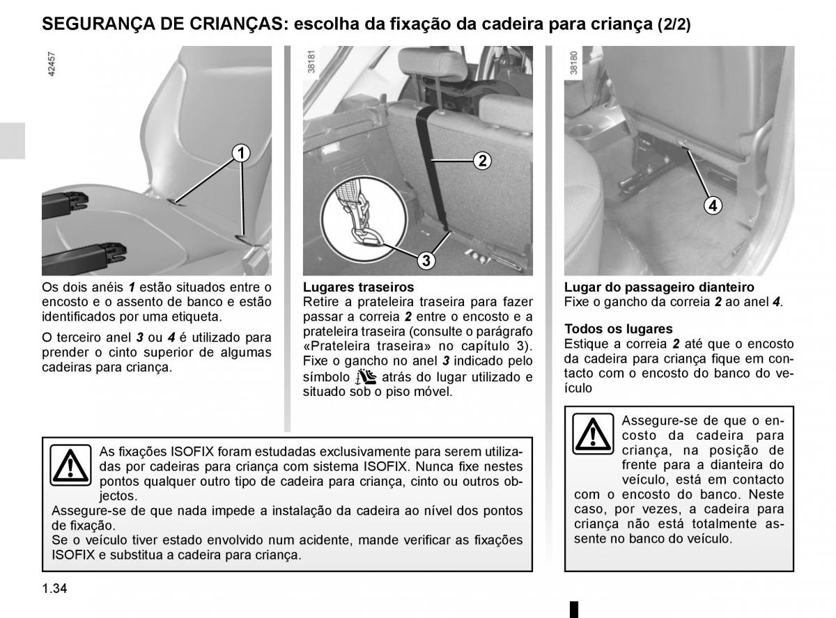 Renault Captur manual del propietario / page 40