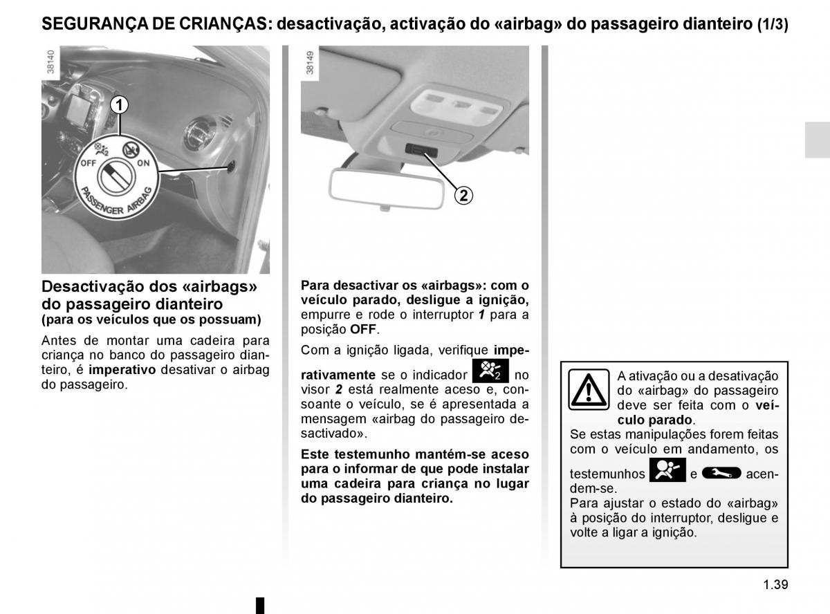 Renault Captur manual del propietario / page 45