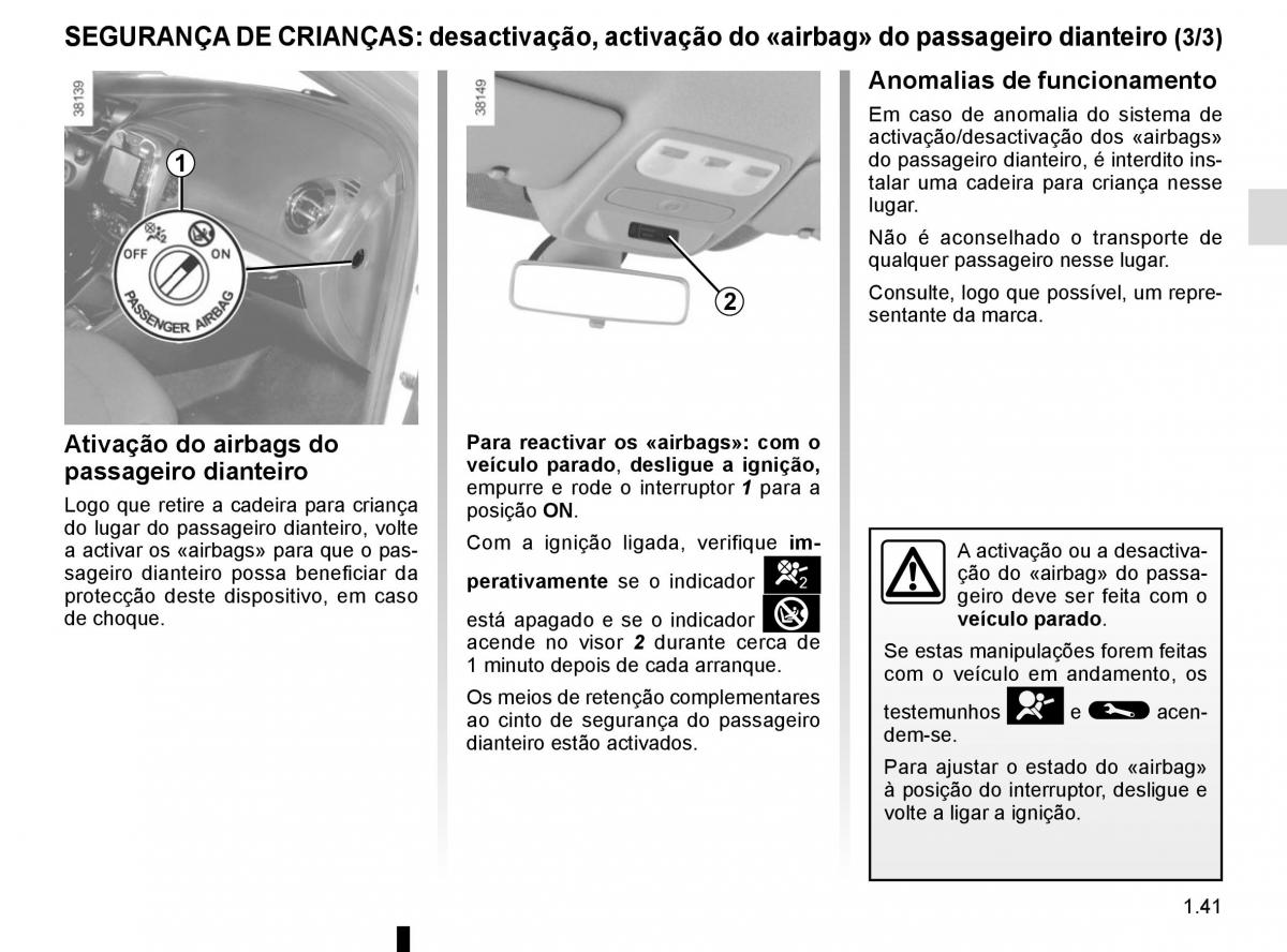 Renault Captur manual del propietario / page 47