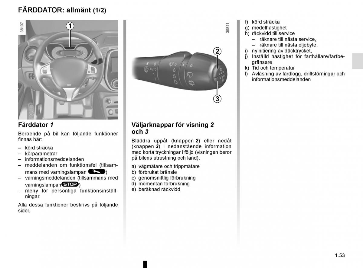 Renault Captur instruktionsbok / page 59