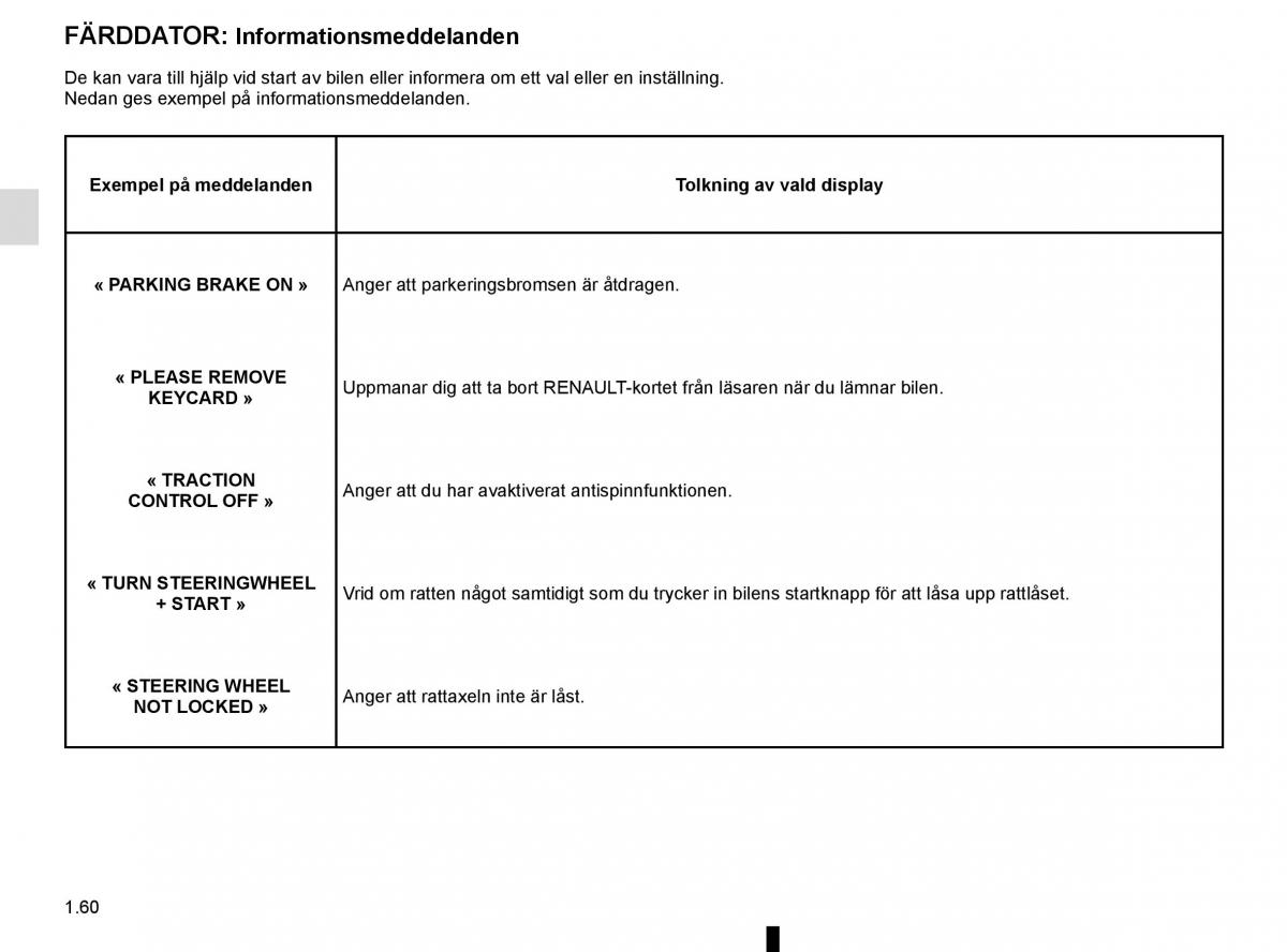 Renault Captur instruktionsbok / page 66