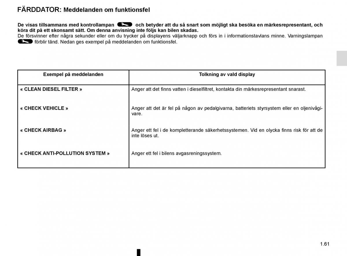 Renault Captur instruktionsbok / page 67