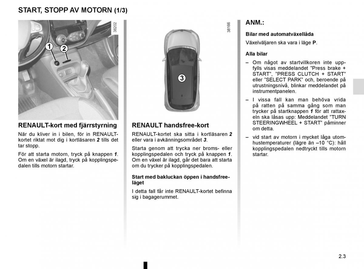 Renault Captur instruktionsbok / page 87