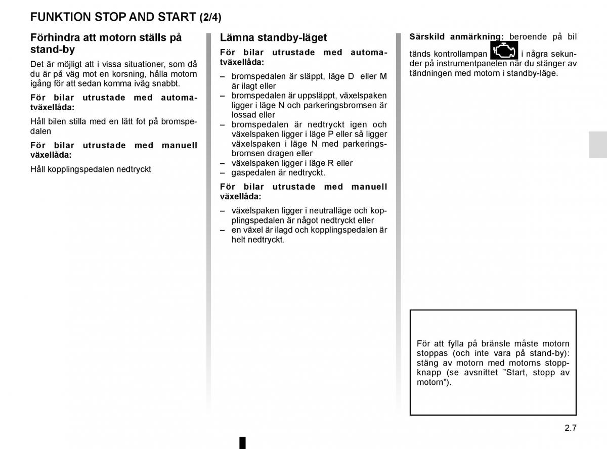 Renault Captur instruktionsbok / page 91