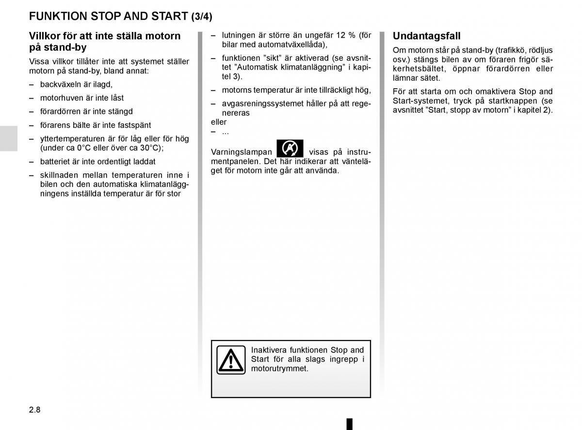 Renault Captur instruktionsbok / page 92