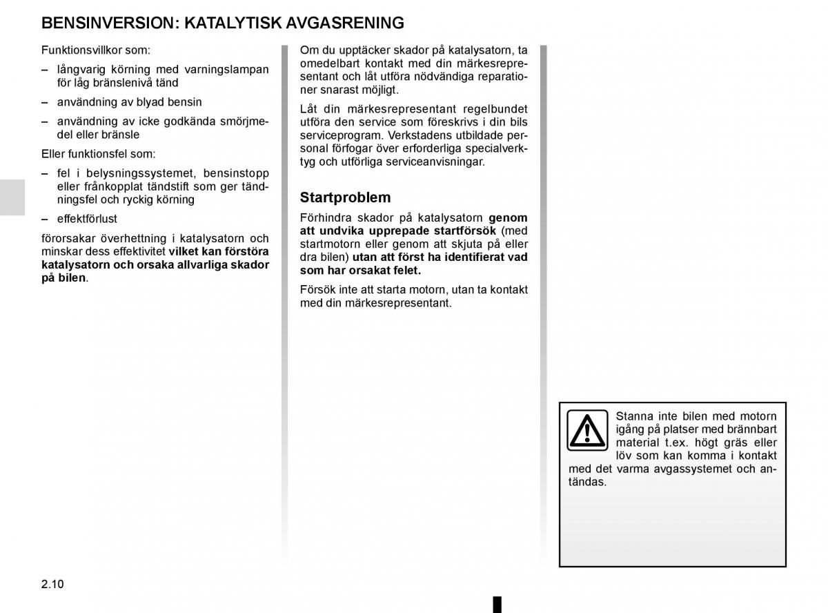 Renault Captur instruktionsbok / page 94